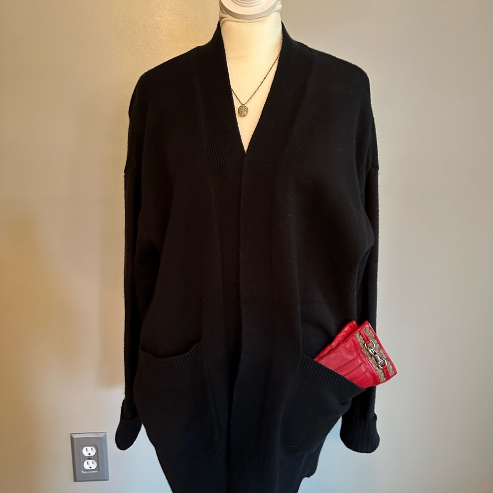 Black Cardigan Size Medium A .New Day